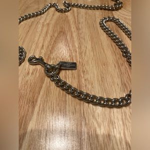 Coach Silver Crossbody Chain w/ clips